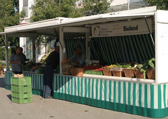 Marktstand in Efringen-Kirchen